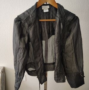 Barbara Lesser Fibers Sheer Jacket
